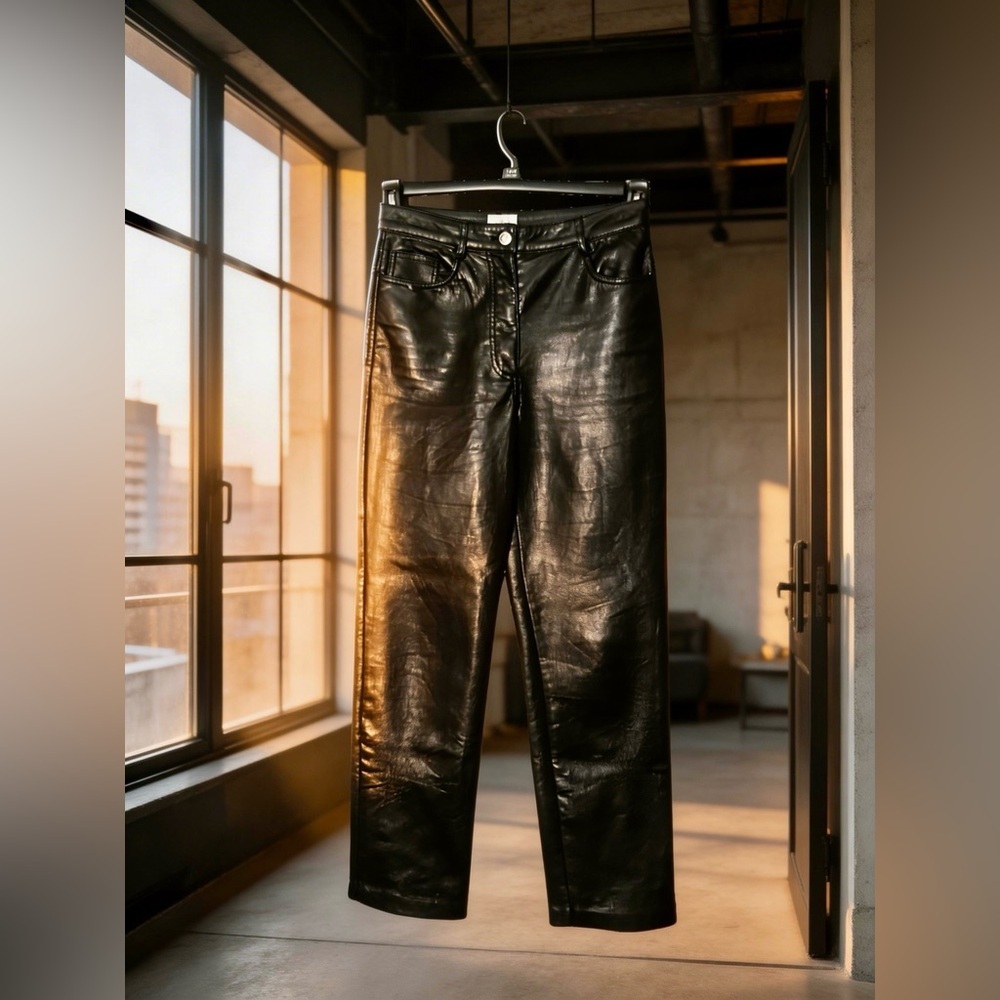Wilfred Melina pants from Aritzia Vegan High Rise Straight Leg